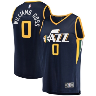 Men's Utah Jazz Nigel Williams-Goss Fanatics Branded Navy Fast Break Player Jersey - Icon Edition
