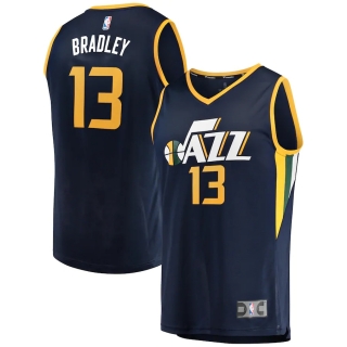 Men's Utah Jazz Tony Bradley Navy Fast Break Replica Player Jersey - Icon Edition