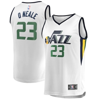 Men's Utah Jazz Royce O'Neale Fanatics Branded White Fast Break Player Jersey - Association Edition
