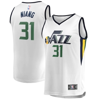 Men's Utah Jazz Georges Niang Fanatics Branded White Fast Break Player Jersey - Association Edition