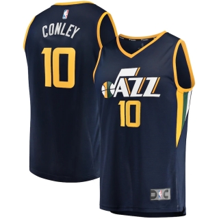 Men's Utah Jazz Mike Conley Fanatics Branded Navy Fast Break Replica Player Jersey - Icon Edition