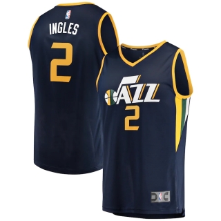 Men's Utah Jazz Joe Ingles Fanatics Branded Navy Fast Break Replica Player Jersey - Icon Edition