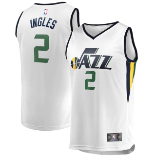 Men's Utah Jazz Joe Ingles Fanatics Branded White Fast Break Player Jersey - Association Edition