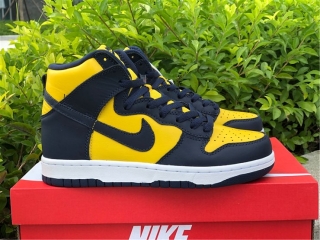 Authentic Nike Dunk SB Hight PRO “Michigan” Women Shoes