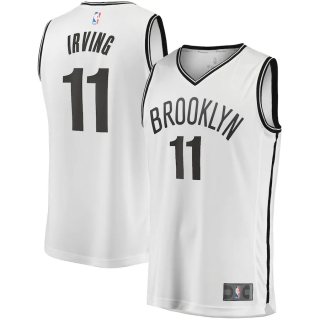 Men's Brooklyn Nets Kyrie Irving Fanatics Branded White Fast Break Replica Jersey - Association Edition
