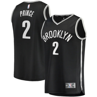 Men's Brooklyn Nets Taurean Prince Fanatics Branded Black Fast Break Replica Jersey - Icon Edition