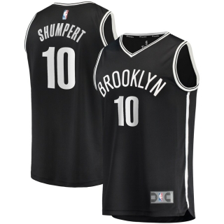 Men's Brooklyn Nets Iman Shumpert Fanatics Branded Black Fast Break Road Player Jersey