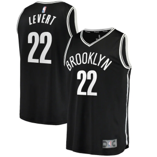 Men's Brooklyn Nets Caris LeVert Fanatics Branded Black Fast Break Replica Jersey - Icon Edition