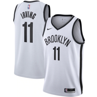 Men's Brooklyn Nets Kyrie Irving Nike White 2020-21 Swingman Jersey - Association Edition