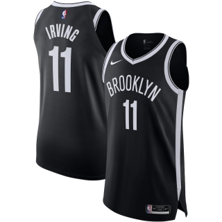 Men's Brooklyn Nets Kyrie Irving Nike Black 2020-21 Authentic Jersey - Icon Edition