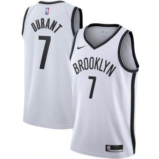Men's Brooklyn Nets Kevin Durant Nike White 2020-21 Swingman Jersey - Association Edition