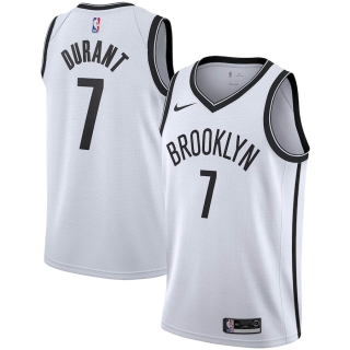 Men's Brooklyn Nets Kevin Durant Nike White 2019-20 Swingman Jersey - Association Edition