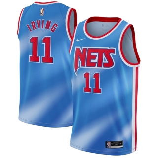 Men's Brooklyn Nets Kyrie Irving Nike Blue 2020-21 Swingman Jersey - Classic Edition