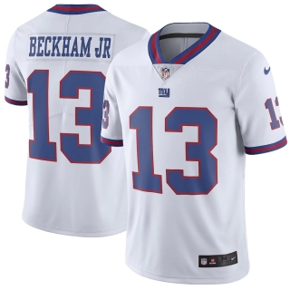 Men's New York Giants Odell Beckham Jr Nike White Vapor Untouchable Color Rush Limited Player Jersey