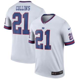 Men's New York Giants Landon Collins Nike White Color Rush Legend Jersey