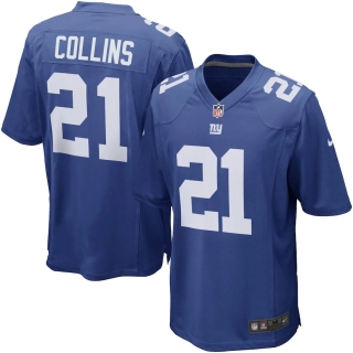 Men's New York Giants Landon Collins Nike Blue Game Jersey