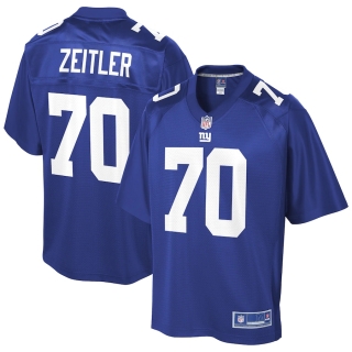 Men's New York Giants Kevin Zeitler NFL Pro Line Royal Team Player Jersey