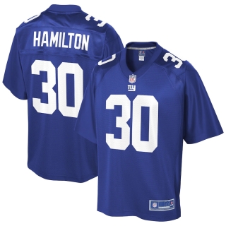 Men's New York Giants Antonio Hamilton NFL Pro Line Royal Team Player Jersey