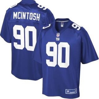 Men's New York Giants RJ McIntosh NFL Pro Line Royal Player Jersey