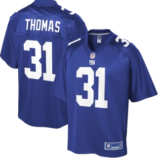 Men's New York Giants Michael Thomas NFL Pro Line Royal Player Jersey