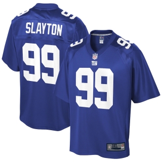 Men's New York Giants Chris Slayton NFL Pro Line Royal Big & Tall Team Player Jersey