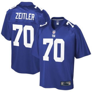 Men's New York Giants Kevin Zeitler NFL Pro Line Royal Big & Tall Team Player Jersey