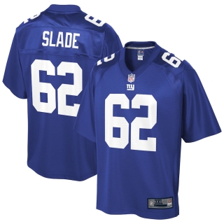 Men's New York Giants Chad Slade NFL Pro Line Royal Big & Tall Team Player Jersey