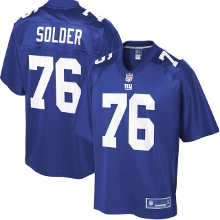 Men's New York Giants Nate Solder NFL Pro Line Royal Big & Tall Player Jersey