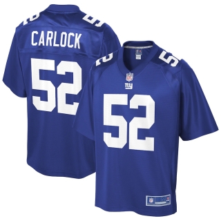 Men's New York Giants Jake Carlock NFL Pro Line Royal Player Jersey