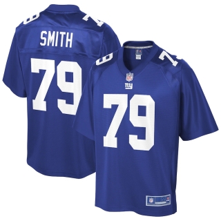 Men's New York Giants Eric Smith NFL Pro Line Royal Player Jersey