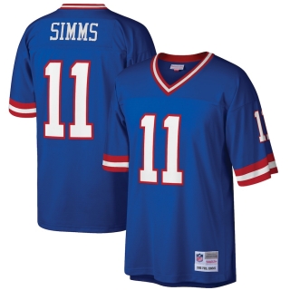 Men's New York Giants Phil Simms Mitchell & Ness Royal Retired Player Legacy Replica Jersey