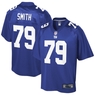 Men's New York Giants Eric Smith NFL Pro Line Royal Big & Tall Player Jersey