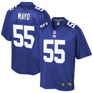 Men's New York Giants David Mayo NFL Pro Line Royal Big & Tall Player Jersey