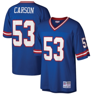 Men's New York Giants Harry Carson Mitchell & Ness Royal Retired Player Legacy Replica Jersey