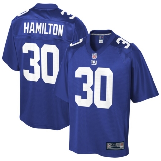 Men's New York Giants Antonio Hamilton NFL Pro Line Royal Big & Tall Team Player Jersey