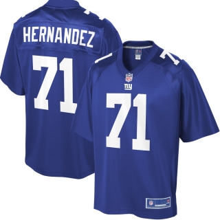 Men's New York Giants Will Hernandez NFL Pro Line Royal Player Jersey