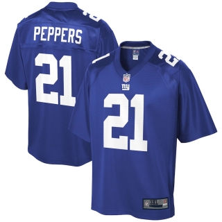 Men's New York Giants Jabrill Peppers NFL Pro Line Royal Big & Tall Player Jersey