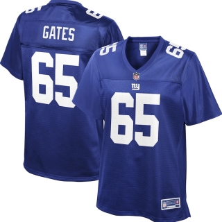 Men's New York Giants Nick Gates NFL Pro Line Royal Big & Tall Player Jersey
