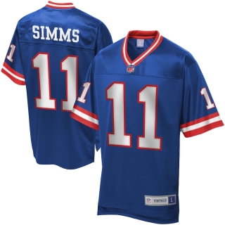 Men's NFL Pro Line New York Giants Phil Simms Retired Player Jersey