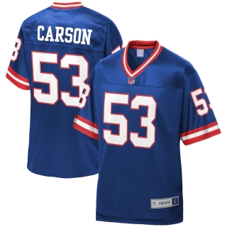 Men's New York Giants Harry Carson NFL Pro Line Royal Retired Player Jersey