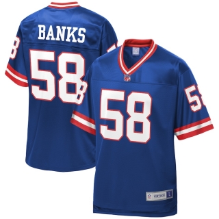 Men's New York Giants Carl Banks NFL Pro Line Royal Retired Player Jersey