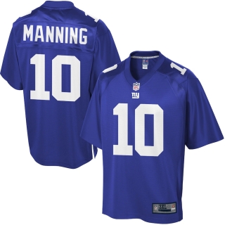 NFL Pro Line Mens New York Giants Eli Manning Big & Tall Team Color Jersey