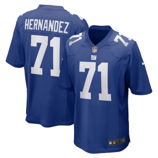 Men's New York Giants Will Hernandez Nike Royal Game Jersey