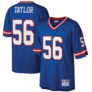 Men's New York Giants Lawrence Taylor Mitchell & Ness Royal Big & Tall 1986 Retired Player Replica Jersey
