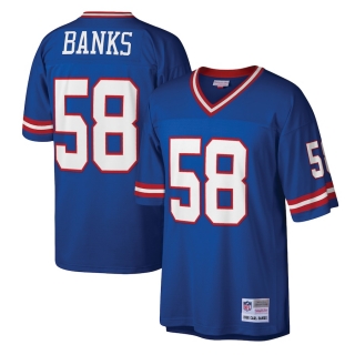 Men's New York Giants Carl Banks Mitchell & Ness Royal Legacy Replica Jersey
