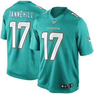 Men's Miami Dolphins Ryan Tannehill Nike Aqua Team Color Limited Jersey