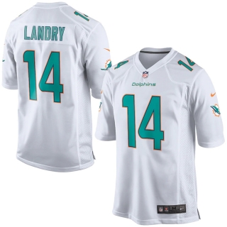 Men's Miami Dolphins Jarvis Landry Nike White Game Jersey