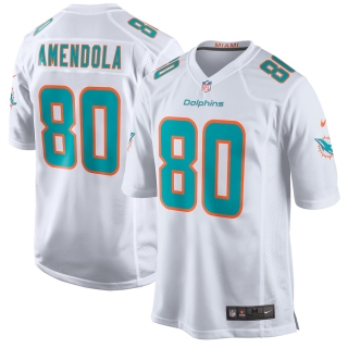 Men's Miami Dolphins Danny Amendola Nike White New 2018 Game Jersey
