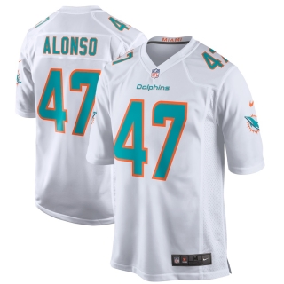 Men's Miami Dolphins Kiko Alonso Nike White New 2018 Game Jersey