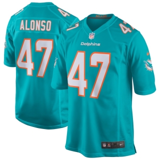 Men's Miami Dolphins Kiko Alonso Nike Aqua New 2018 Game Jersey